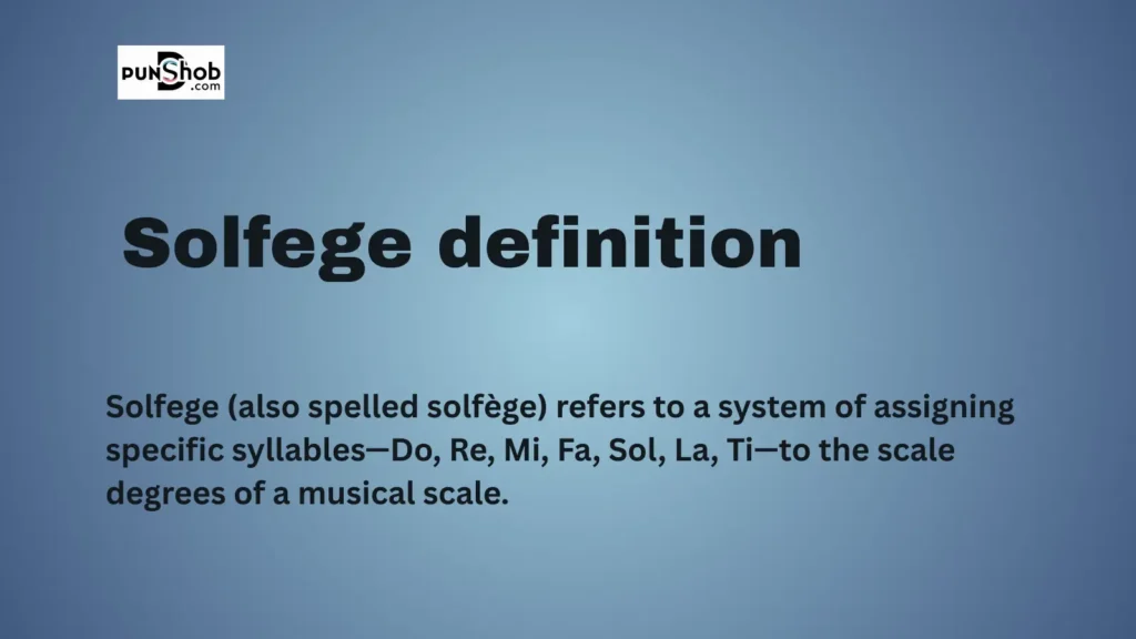 solfege-definition