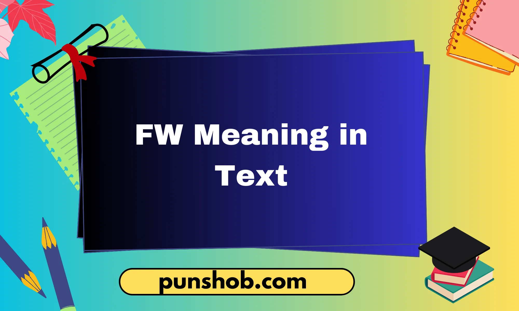 fw meaning in text