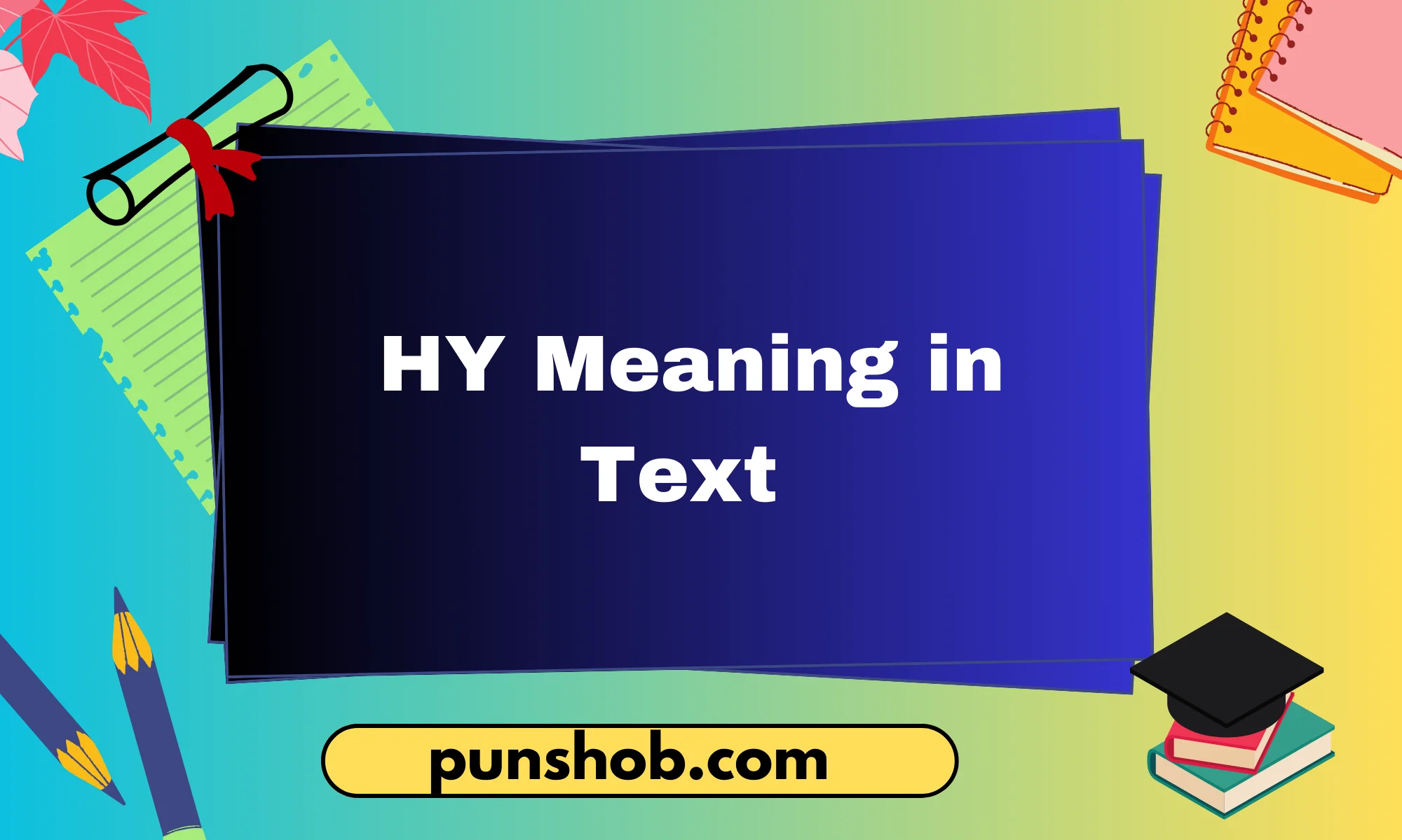 hy meaning in text