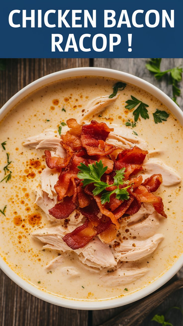 Chicken Bacon Ranch Soup