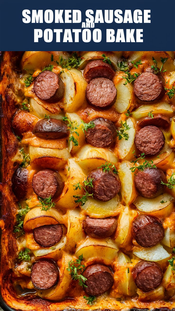 Smoked Sausage and Potato Bake