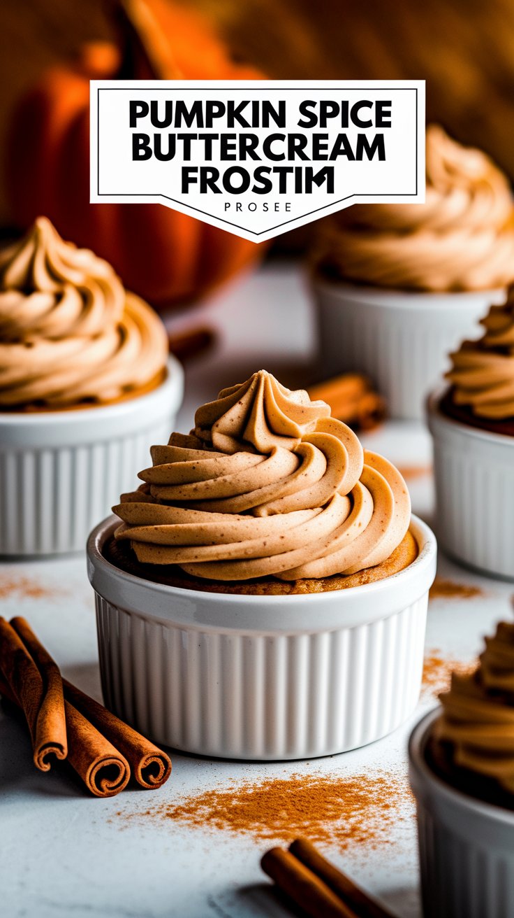 Pumpkin Spice Buttercream Frosting Recipe