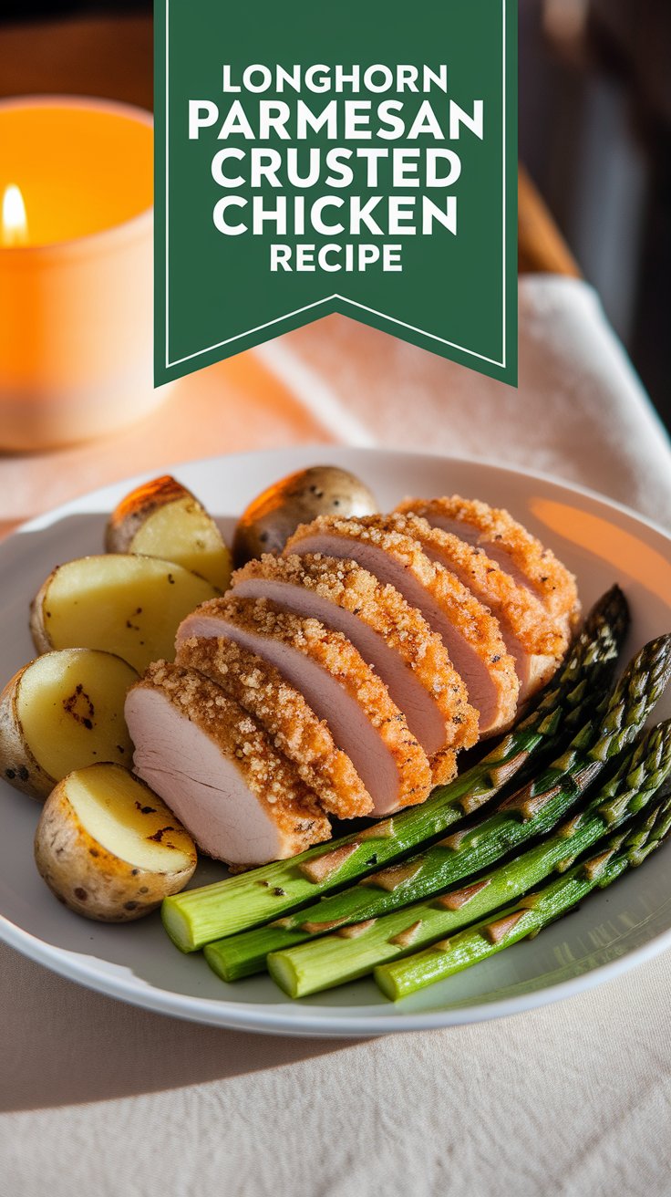 Longhorn Parmesan Crusted Chicken Recipe