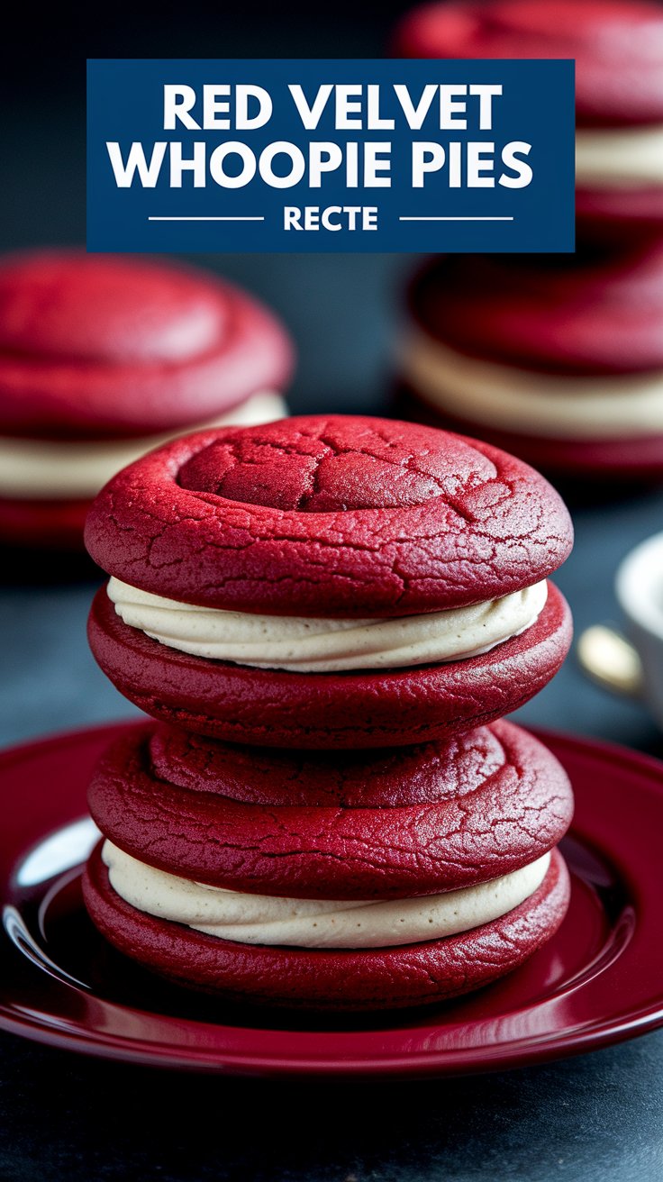 Red Velvet Whoopie Pies Recipe