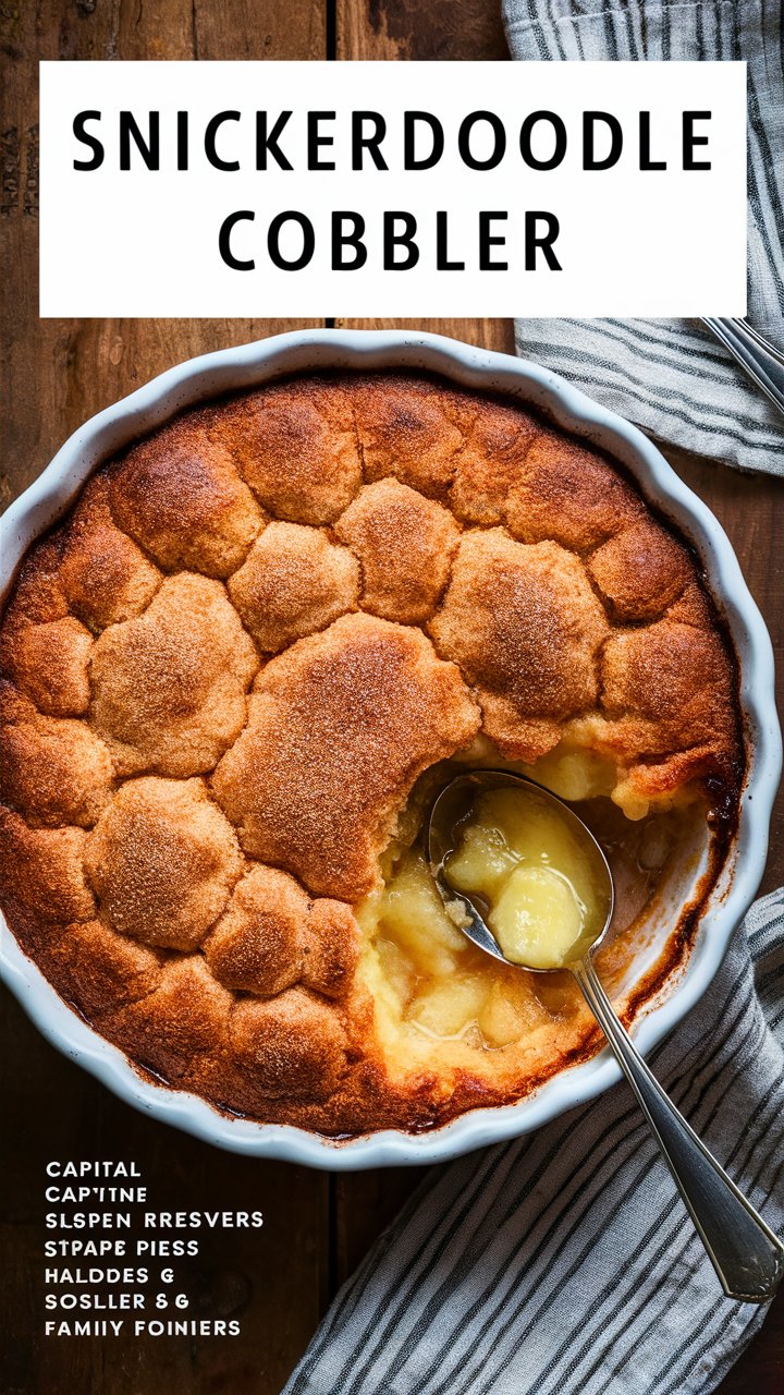 Snickerdoodle Cobbler