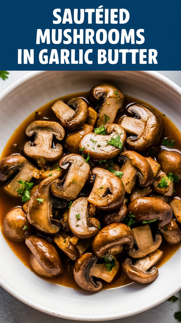 Sautéed Mushrooms in Garlic Butter