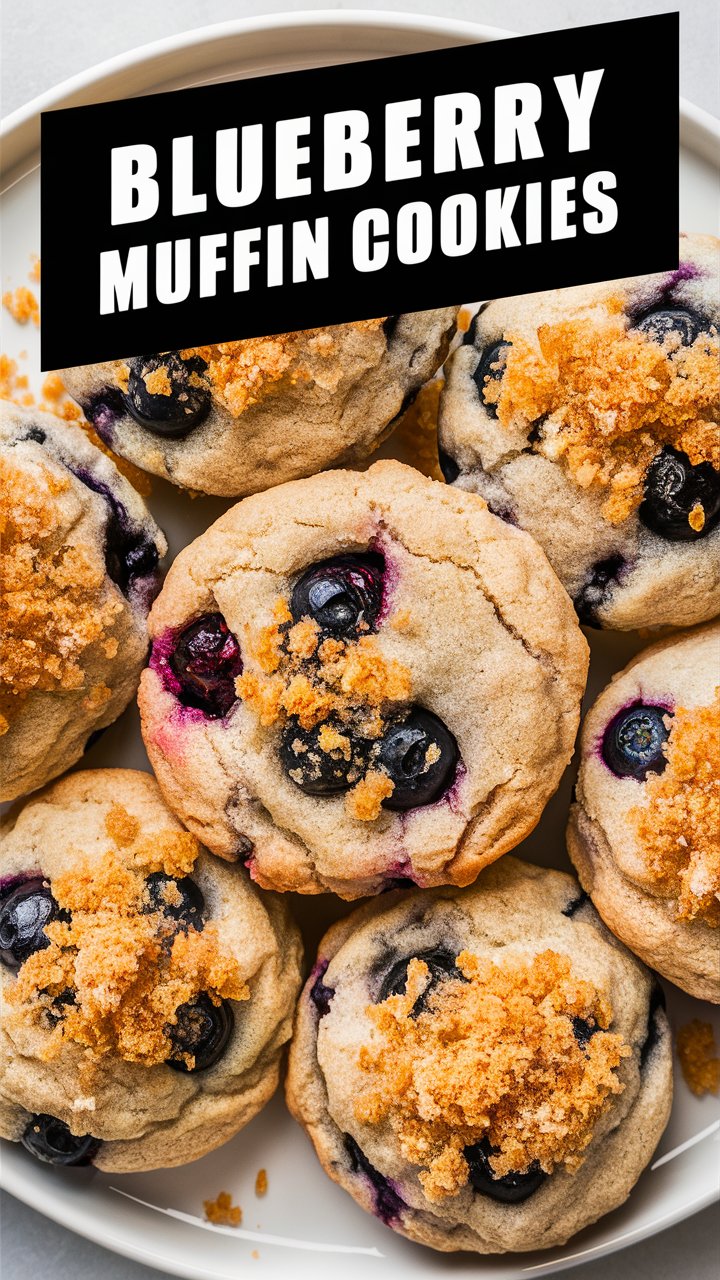 Blueberry Muffin Cookies