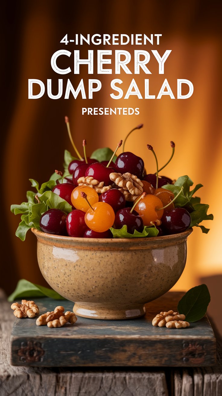 4-Ingredient Cherry Dump Salad