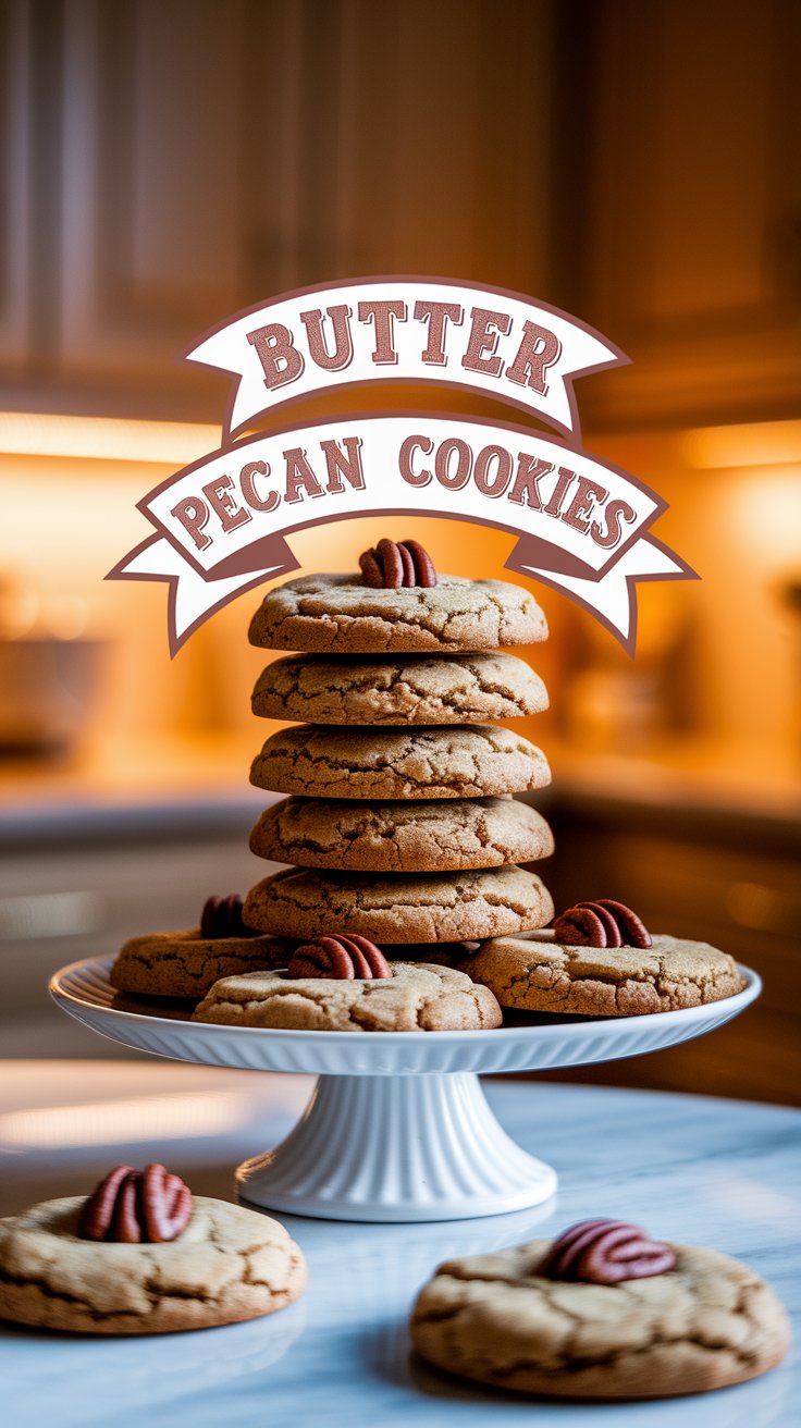 Butter Pecan Cookies