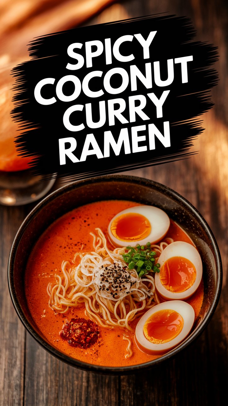 Spicy Coconut Curry Ramen