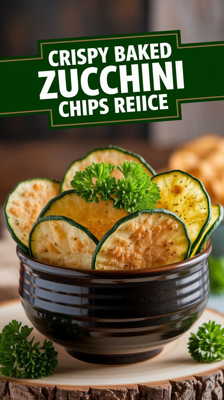 Crispy Baked Zucchini Chips Recipe