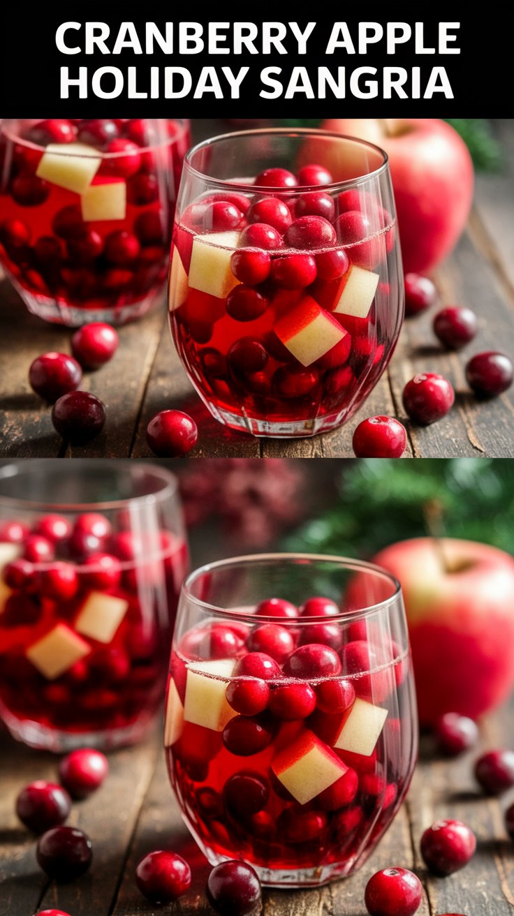 Cranberry Apple Holiday Sangria