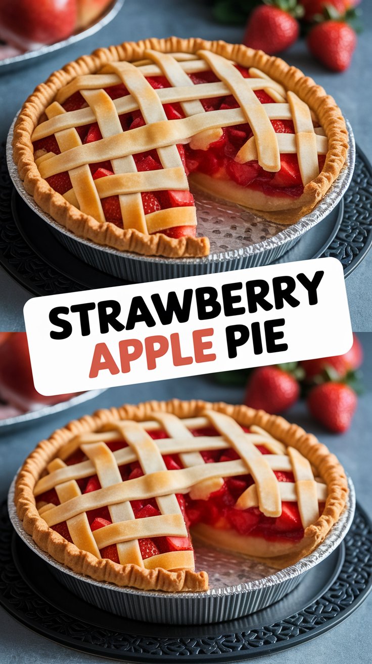 Strawberry Apple Pie