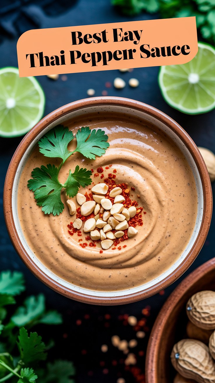 BEST Easy Thai Peanut Sauce