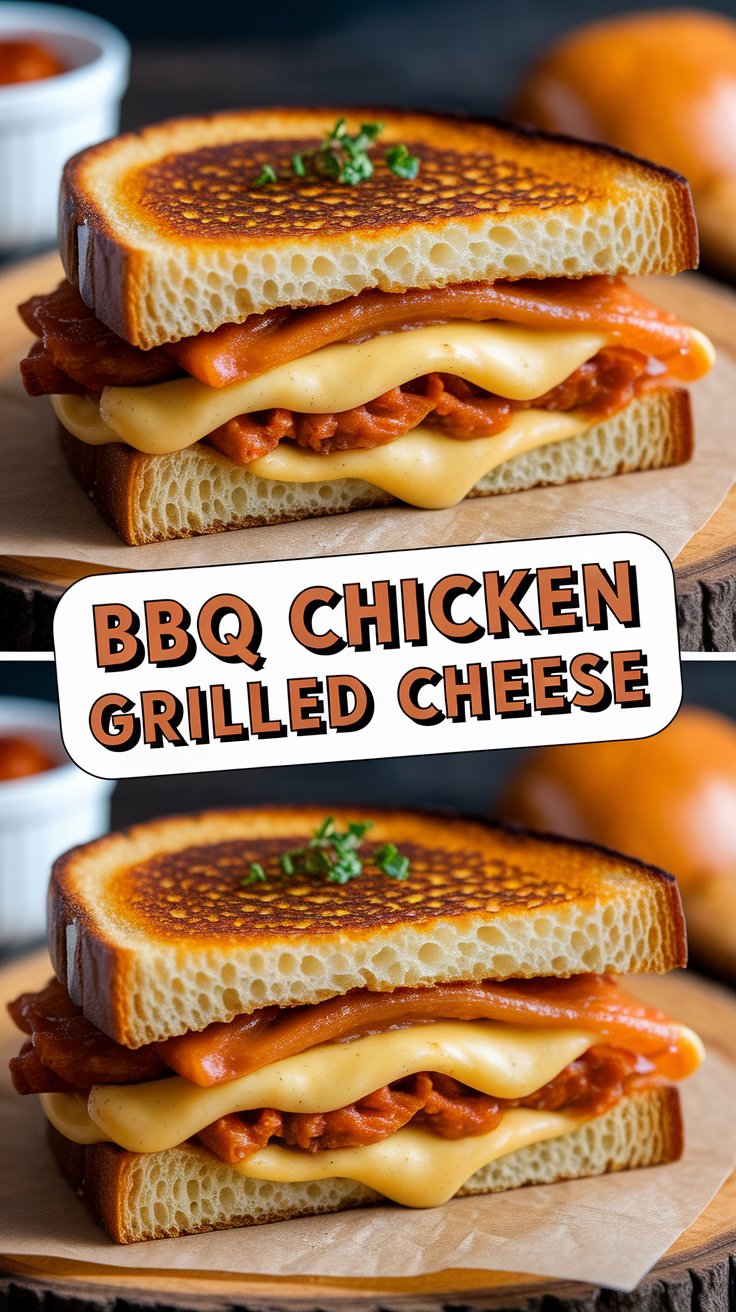 BBQ Chicken Grilled Cheese