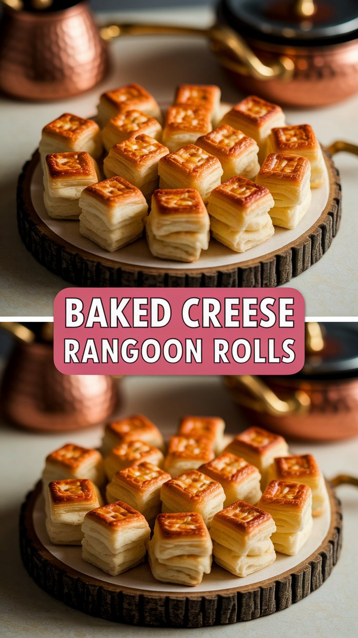 Baked Cream Cheese Rangoon Rolls