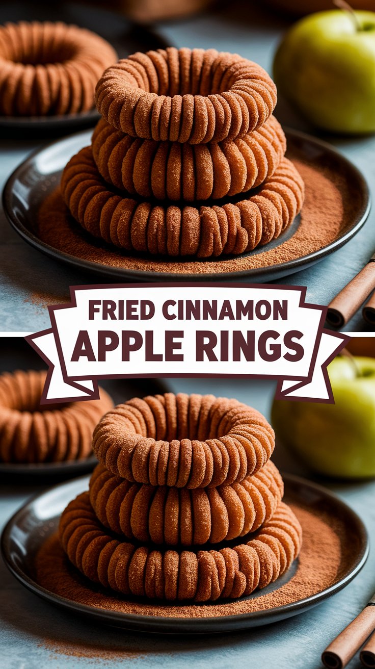 Fried Cinnamon Apple Rings