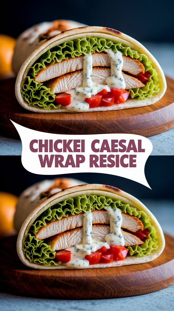 Chicken Caesar Wrap Recipe