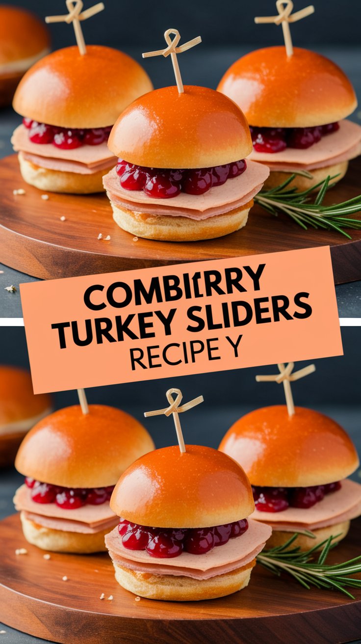 Cranberry Turkey Sliders Recipe Cranberry Turkey Sliders Recipe