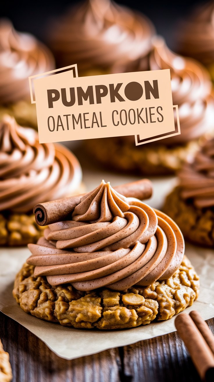 Pumpkin Oatmeal Cookies