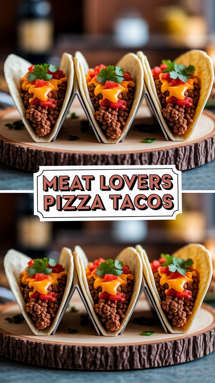 Meat Lovers Pizza Tacos