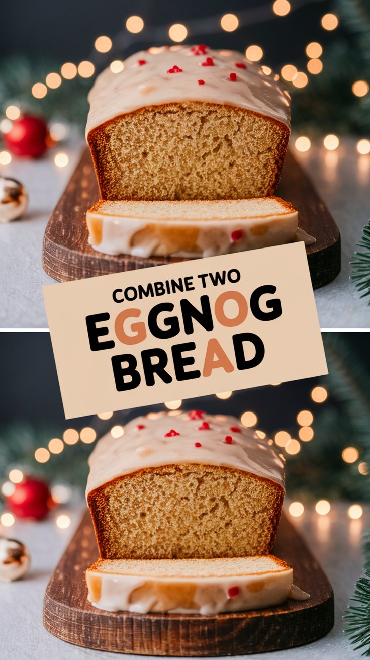 Glazed Eggnog Bread
