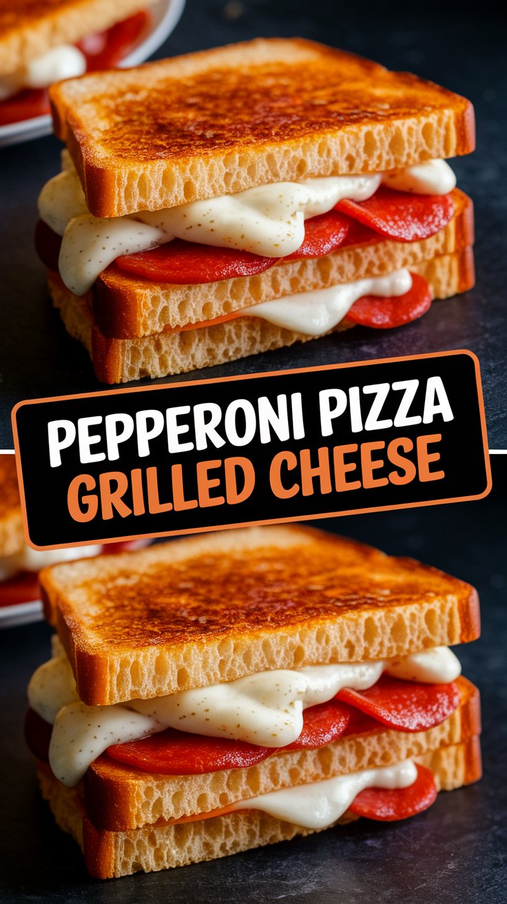 Pepperoni Pizza Grilled Cheese