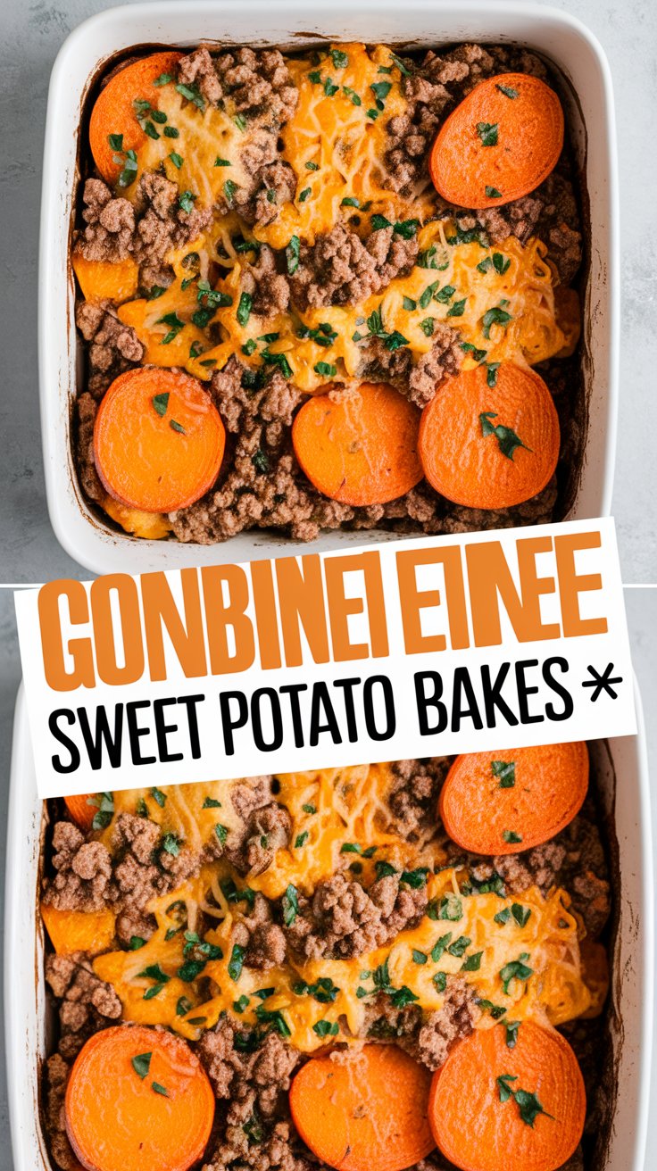 Ground Turkey Sweet Potato Bake