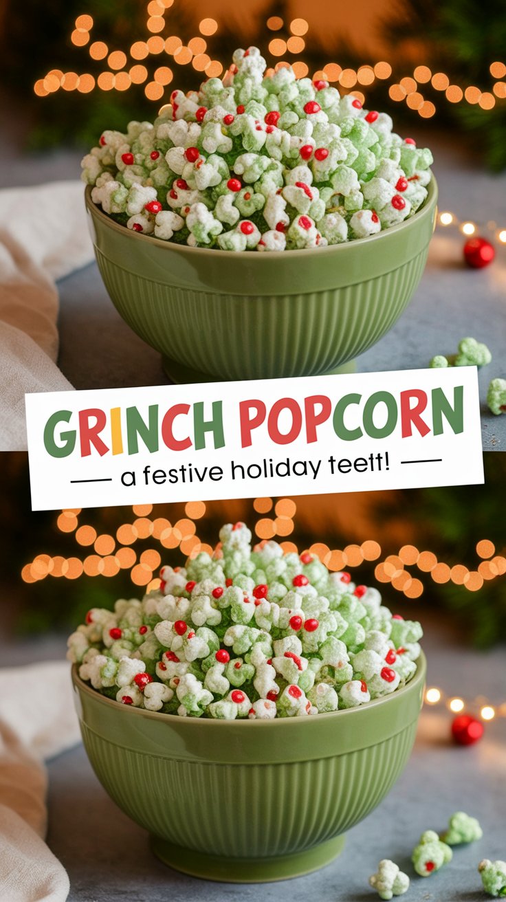 Grinch Popcorn – A Festive Holiday Treat