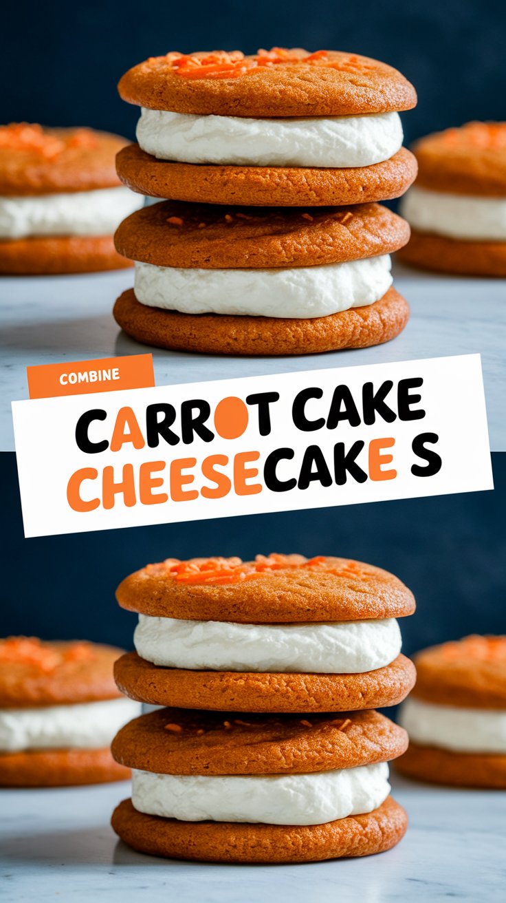 Carrot Cake Cheesecake Cookies
