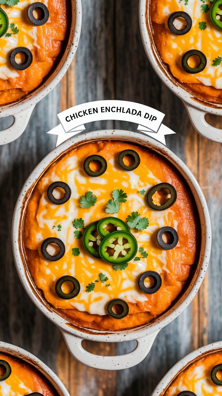 Chicken Enchilada Dip